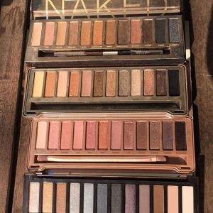 All 4 Naked Palettes side by side