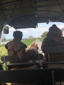 2.5 km ride to Mont Saint Michel