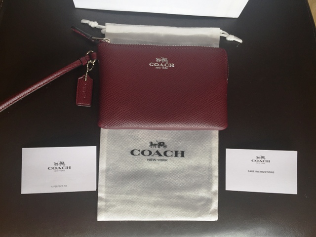 danetigress slg luxury coach newyork handbag slg leather wristlet purse review fashion
