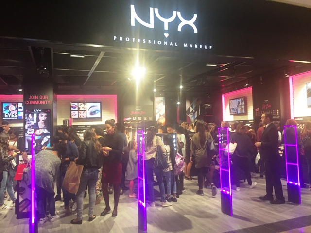 danetigress beauty blog makeup NYX Cosmetics opening Paris LaDefense