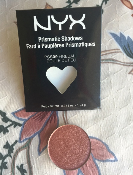 danetigress beauty blog nyx prismatic eyeshadow fireball review haul store opening paris