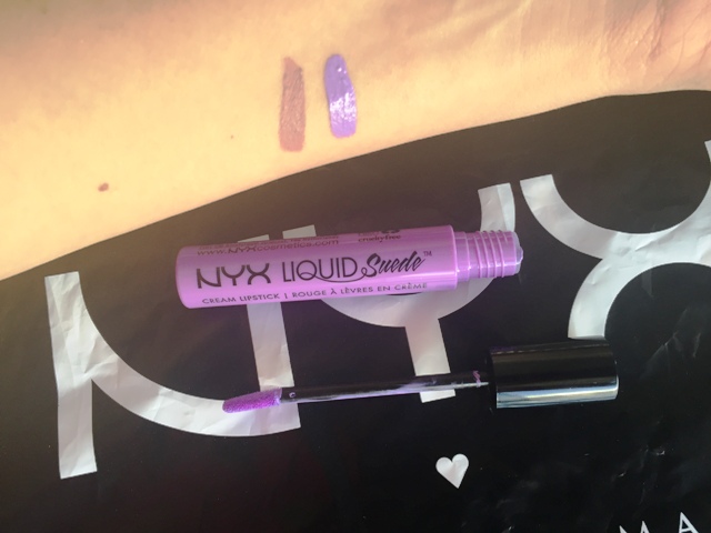 danetigress beauty blog NYX Cosmetics haul review swatch liquid suede lipstick