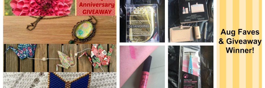 danetigress giveaway august favorites beauty marc jacobs nyx matte lip tangle teezer tweezerman highliner eyeliner makeup